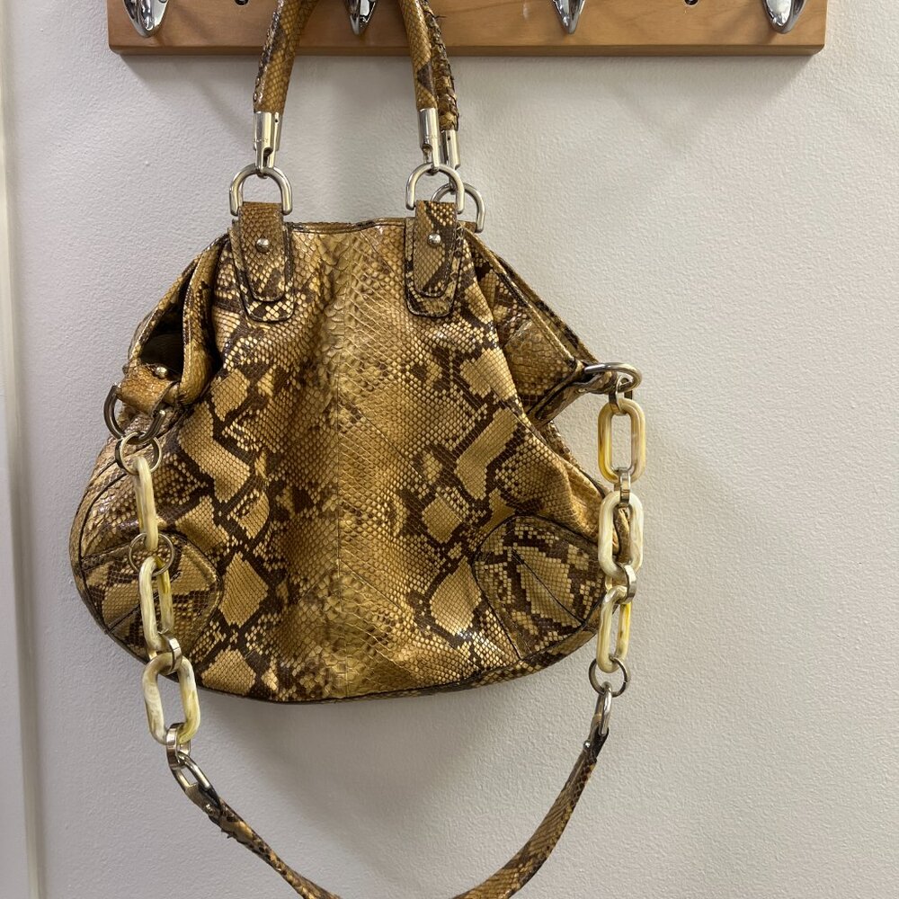 Python Bally Handbag Tote - image 2